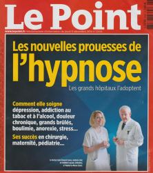 Article Le Point de Mai 2013 concernant l'hypnose dans le cadre hospitalier.
